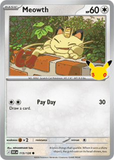 Meowth HOLO (30C 113)