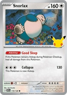 Snorlax HOLO (30C 119)