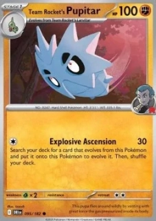 Team Rocket's Pupitar RH (DRI 095)