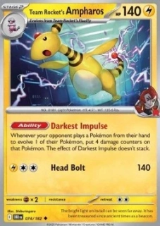 Team Rocket's Ampharos (DRI 074)