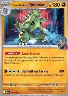 Team Rocket's Tyranitar HOLO (DRI 096)
