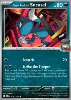 Team Rocket's Sneasel HOLO (DRI 128)