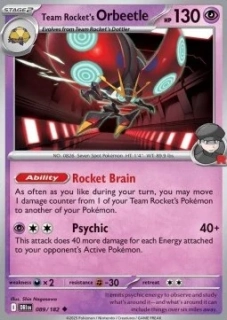 Team Rocket's Orbeetle RH (DRI 089)
