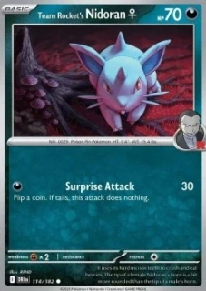 Team Rocket's Nidoran RH (DRI 114)