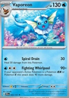 Vaporeon HOLO (PRE 022)