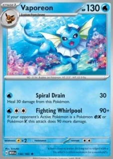 Vaporeon HOLO (MEW 134)