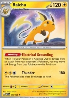 Raichu HOLO (MEW 026)