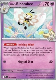 Lillie's Ribombee HOLO (JTG 067)