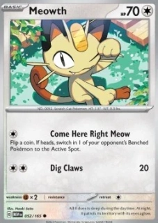 Meowth RH (MEW 052)