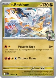 N's Reshiram HOLO (JTG 116)