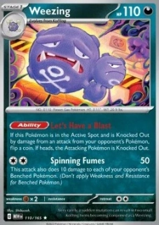 Weezing HOLO (MEW 110)