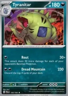 Tyranitar HOLO (PAL 135)